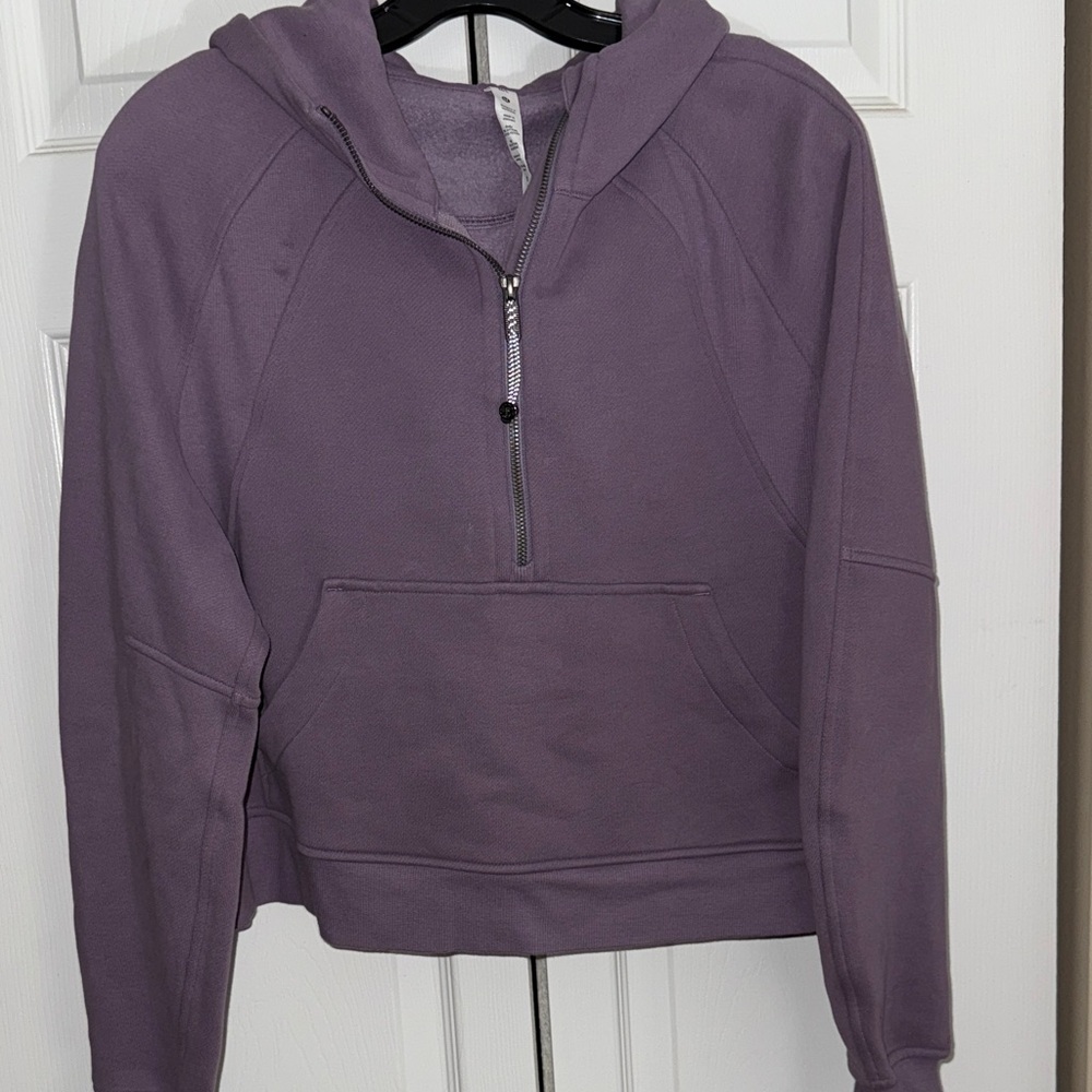 Lululemon Lavender Half-Zip Hoodie